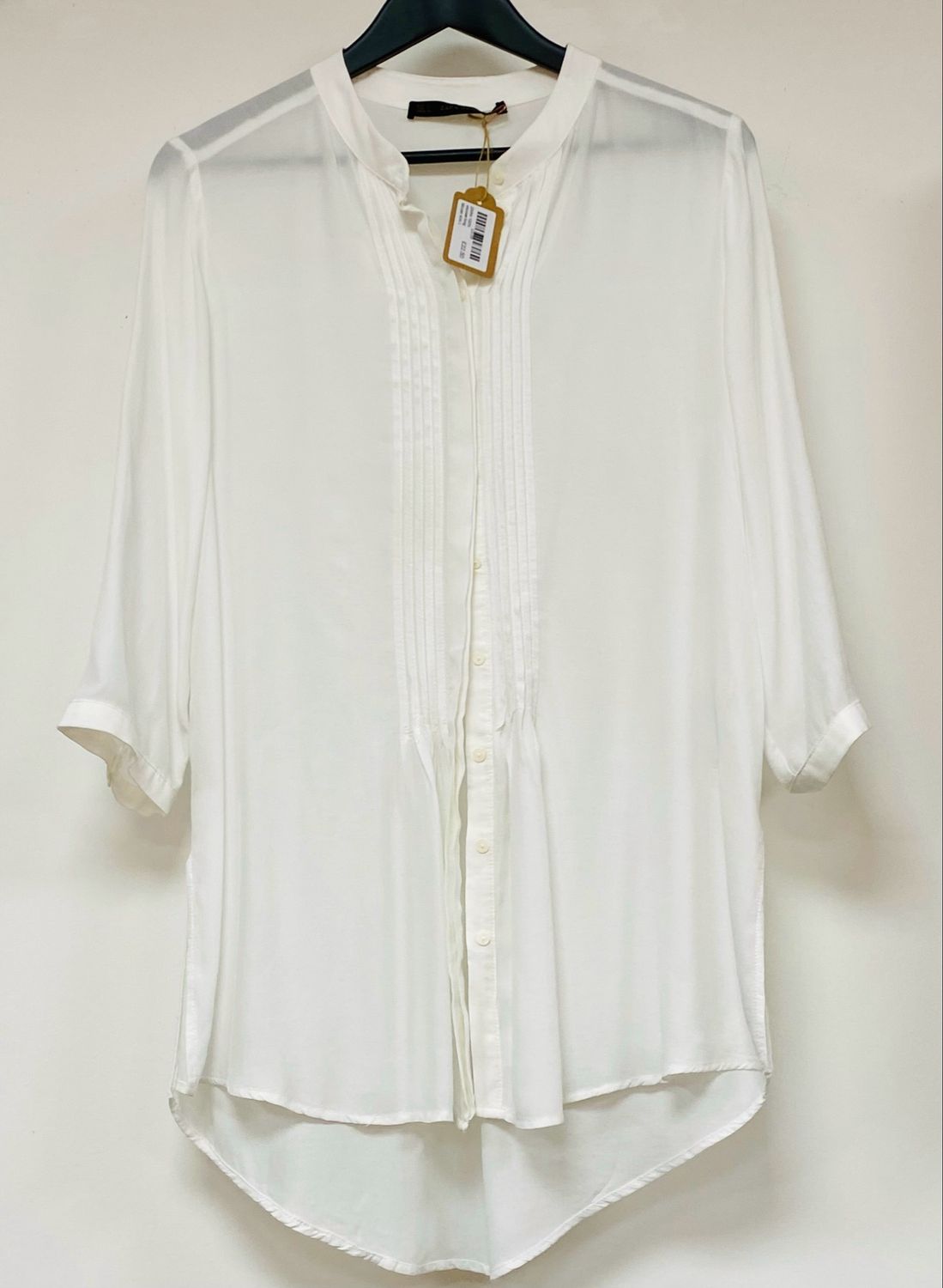 ZARA 100% viscose long blouse size L