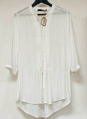 ZARA 100% viscose long blouse size L