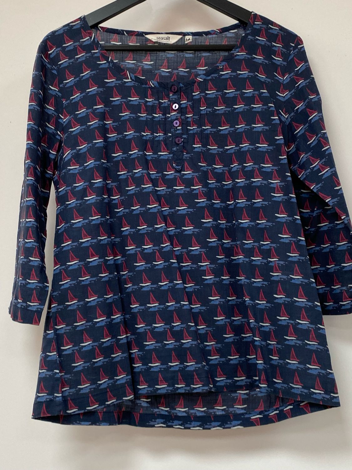SEASALT cotton top size 14