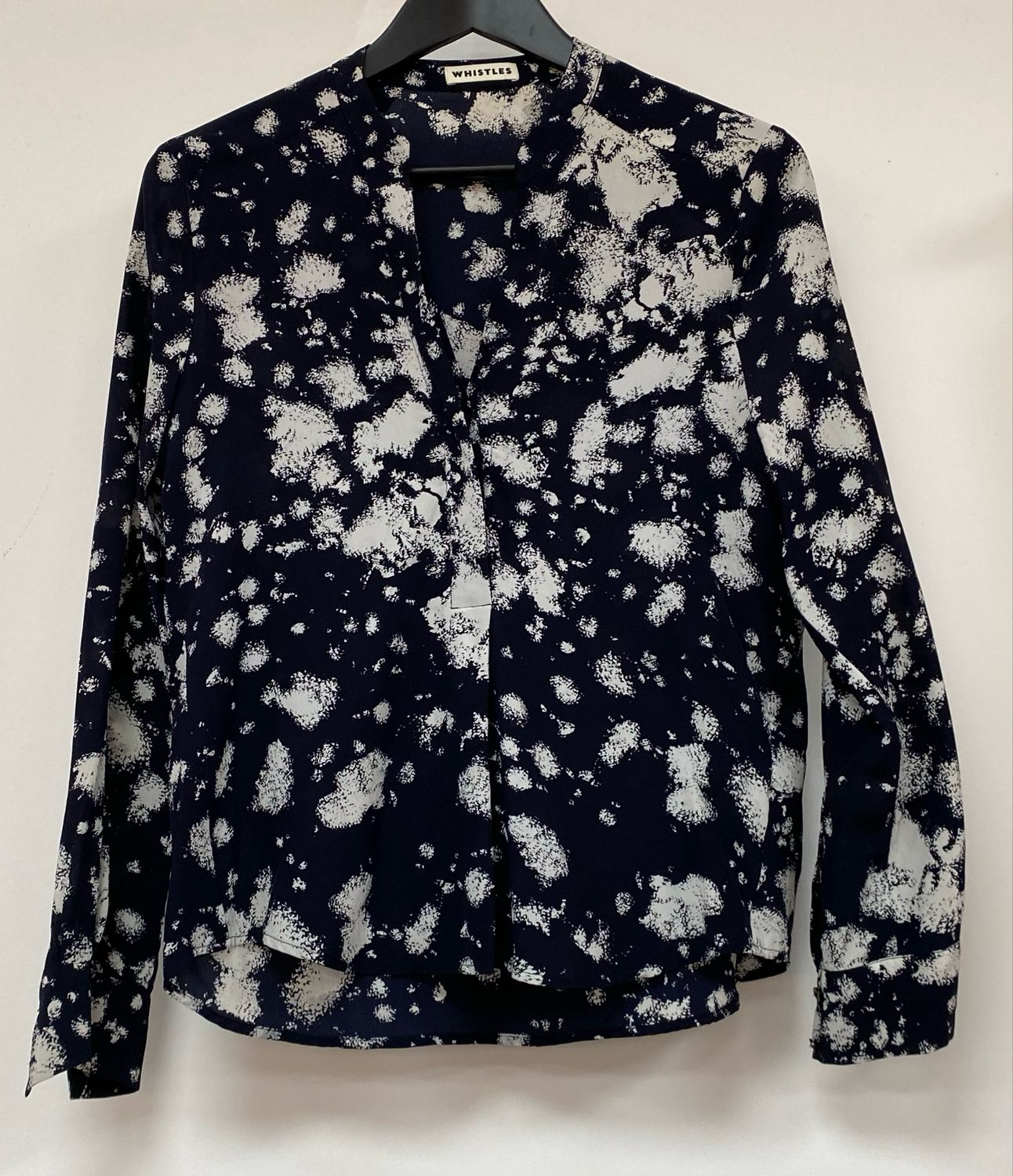 WHISTLES 100% silk blouse size 6(UK)