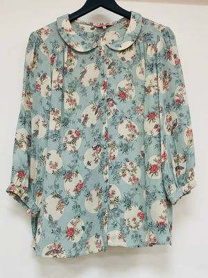 PHASE EIGHT 100% viscose blouse size L