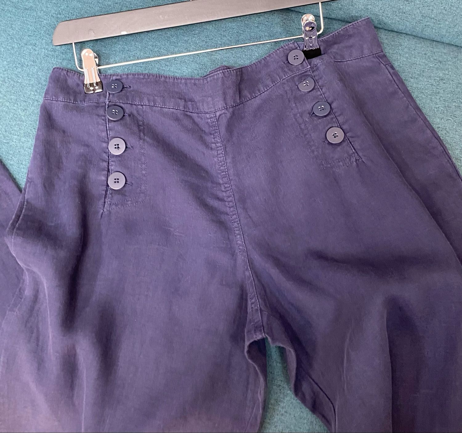 MAX STUDIO 100% linen trousers size 12