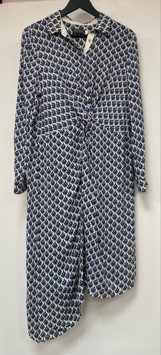 MINT VELVET viscose asymmetric dress size 12 UK