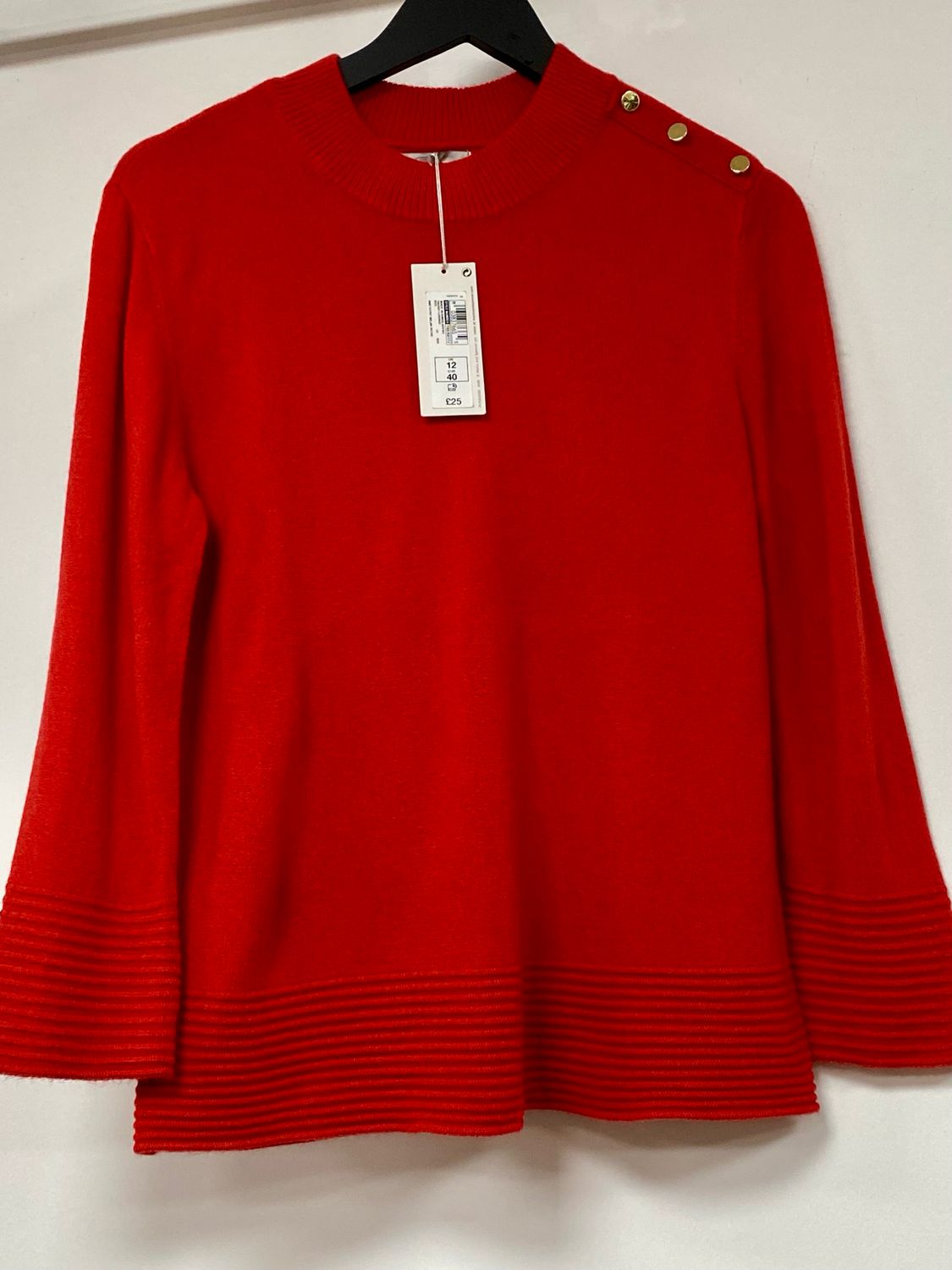 PER UNA &#39;staysoft&#39; jumper size 12 UK / new