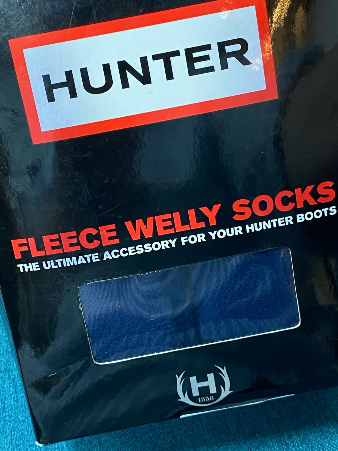 HUNTER fleece socks / new