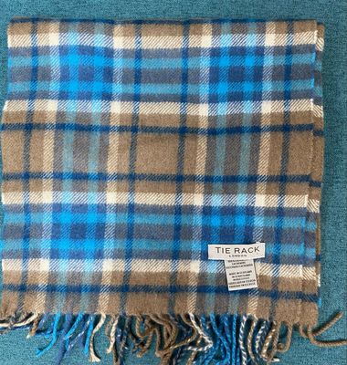 TIE RACK 100% cashmere scarf