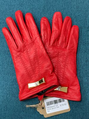 TED BAKER real leather gloves size S/M