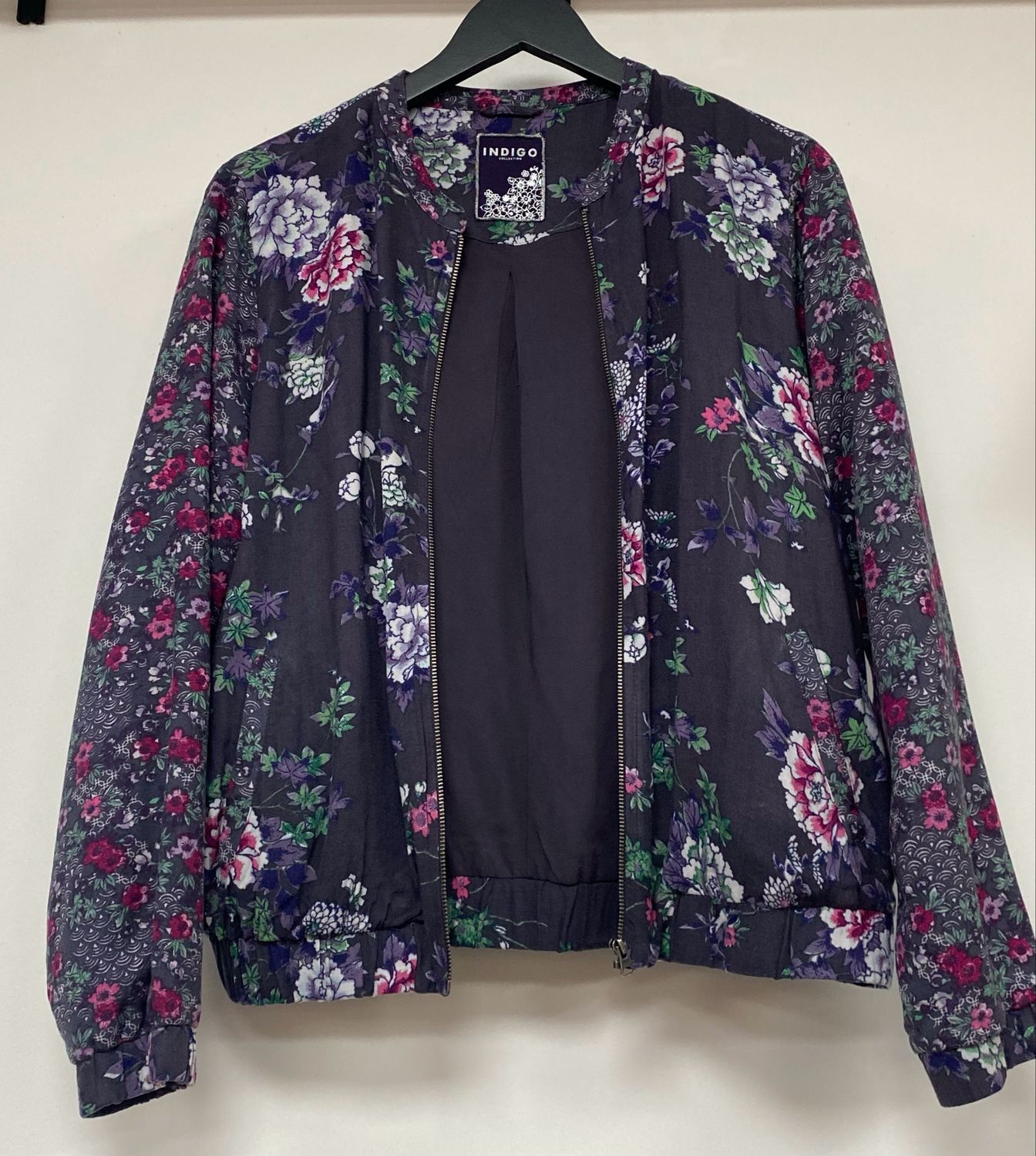INDIGO lightweight jacket size 14 UK