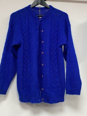 vintage Mohair knitted cardigan size M - L