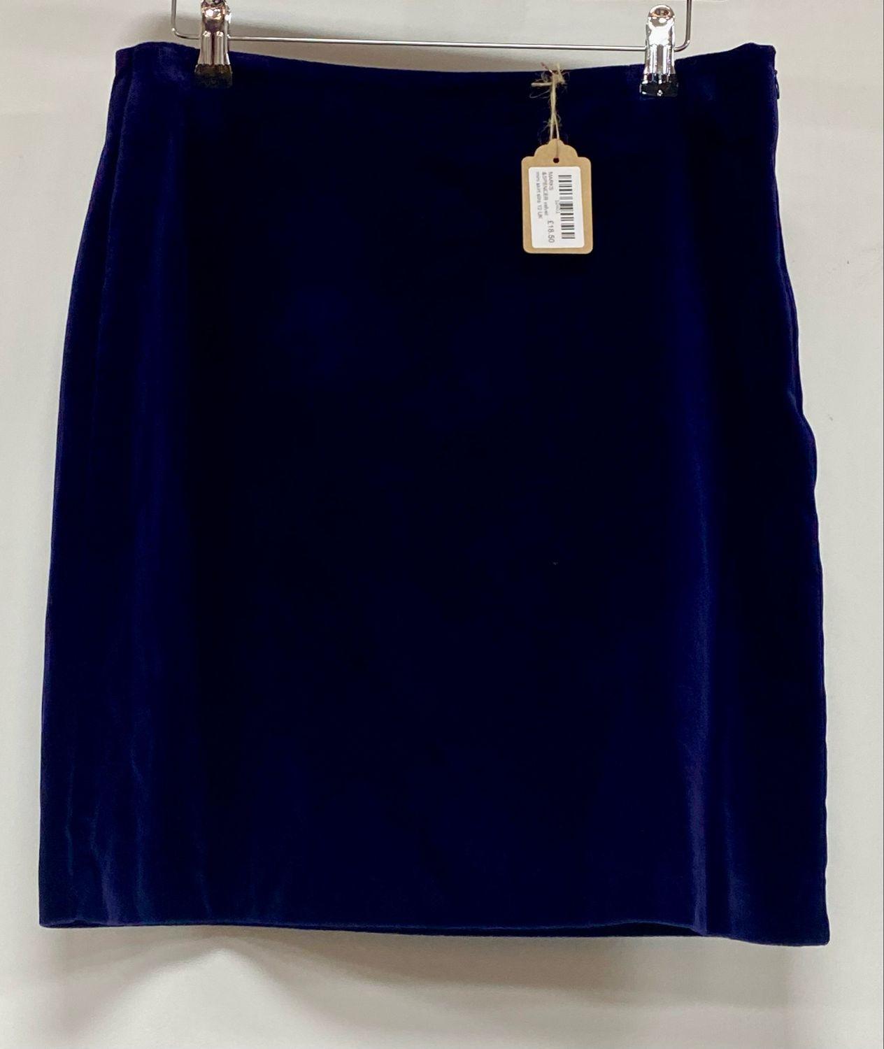 MARKS &amp;SPENCER velvet mini skirt size 12 UK
