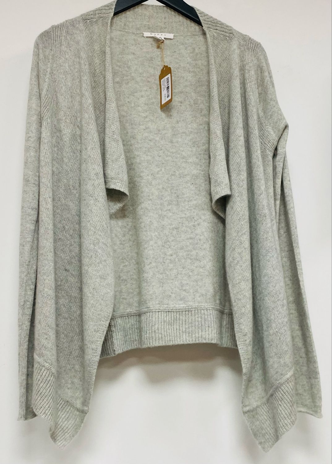 DUFFY 100% cashmere open cardigan size M