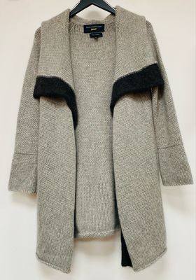 PAUL COSTELLOE 100% cashmere thick knit cardigan size L (M-L)