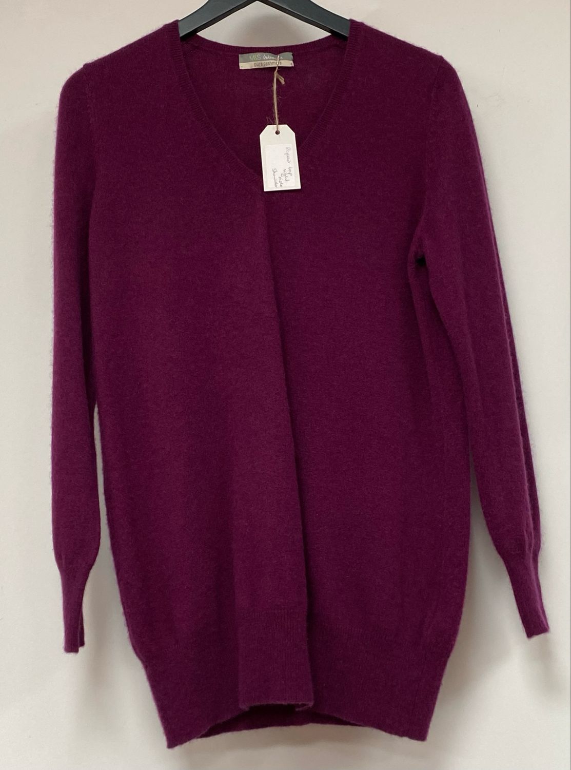 M&amp;S  100% cashmere jumper size L / recycled cashmere