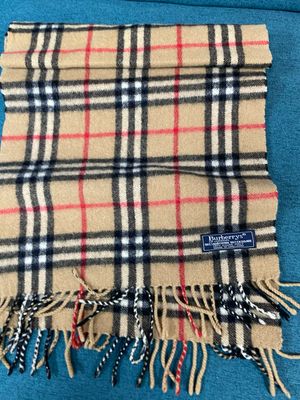 vintage BURBERRYS wool cashmere scarf