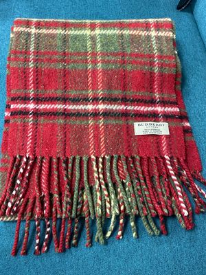 vintage BURBERRY 100% cashmere scarf