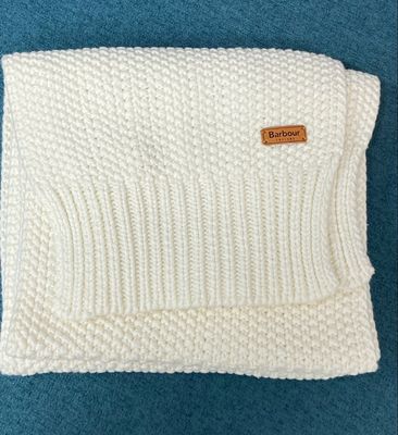 BARBOUR cream colour scarf