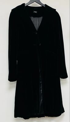 HOBBS viscose silk velvet evening coat size 10 UK