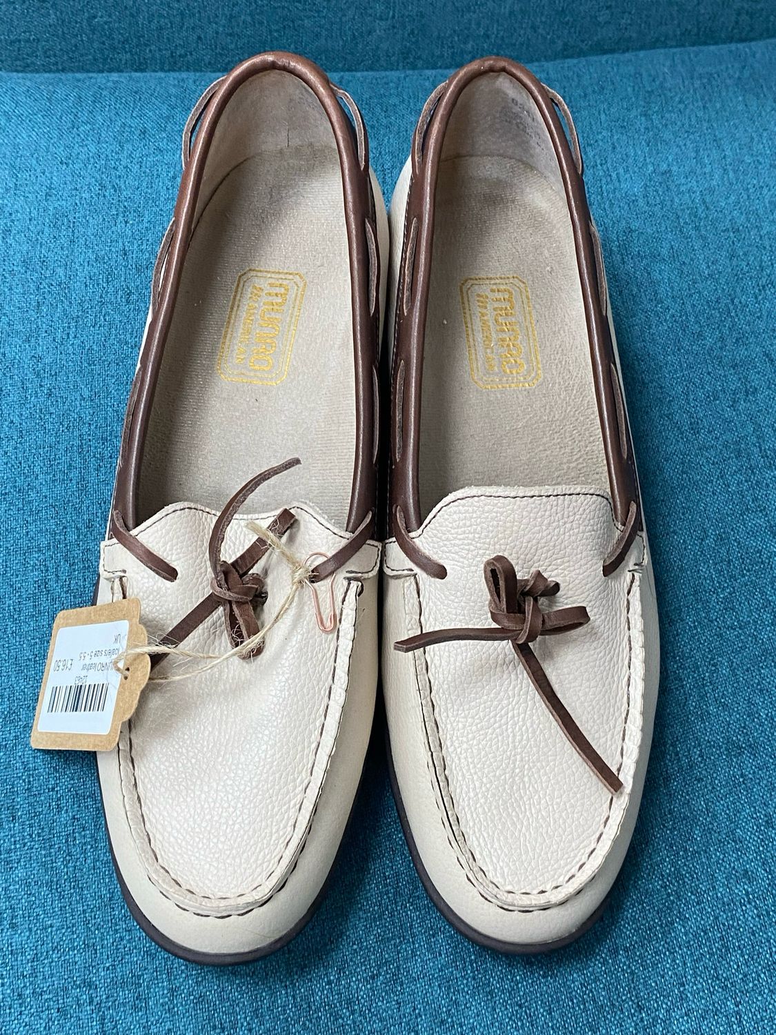 MUNRO leather loafers size 5 - 5.5 UK