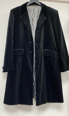 St MICHAEL vintage velvet coat size L (bust 38&quot;)