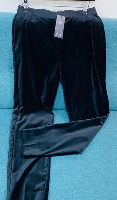 M&amp;S collection velvet trousers size 10 / tags