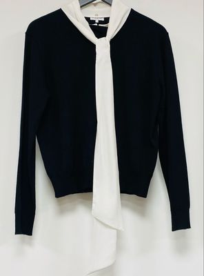 CLAUDIE PIERLOT Paris jumper / silk bow size M