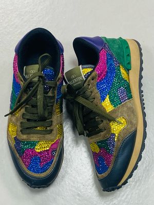 VALENTINO Garavani studded trainers size 5 UK
