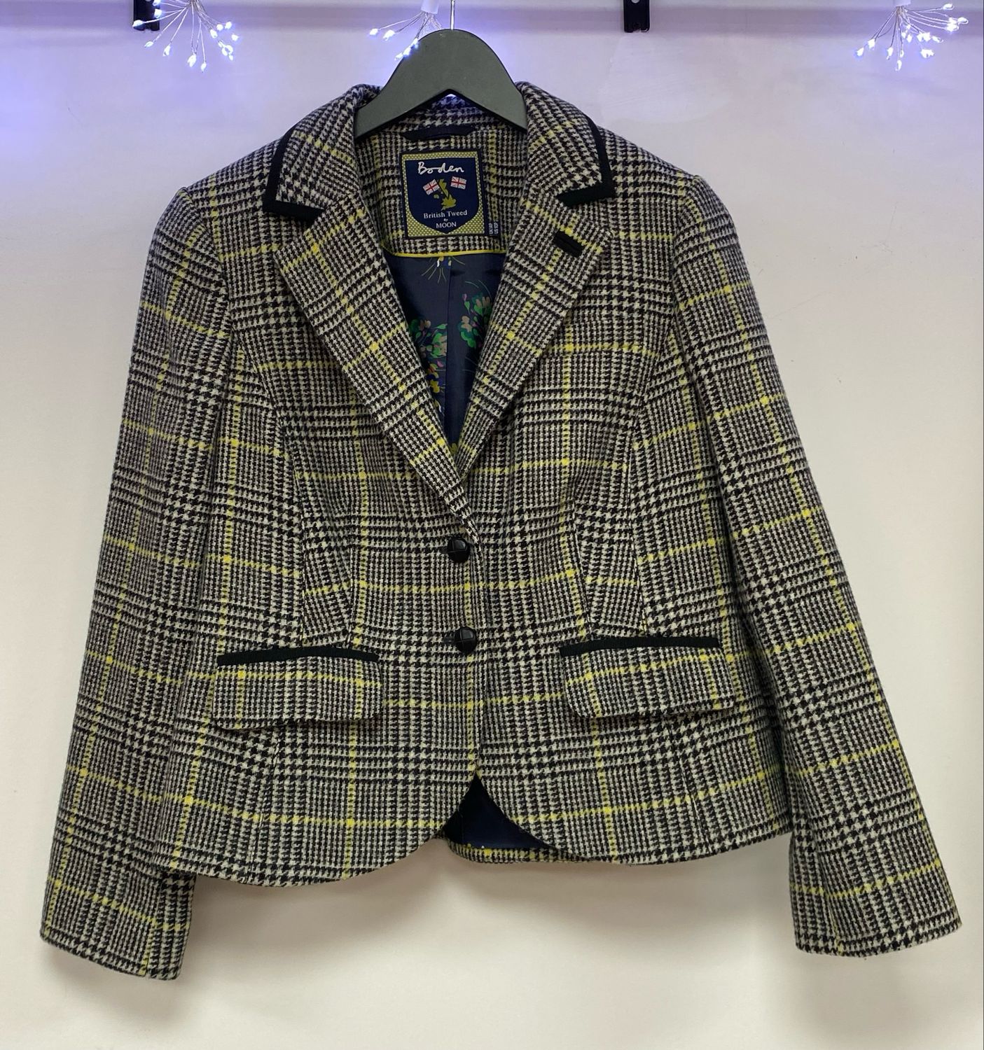 BODEN British Tweed wool blazer size 14P