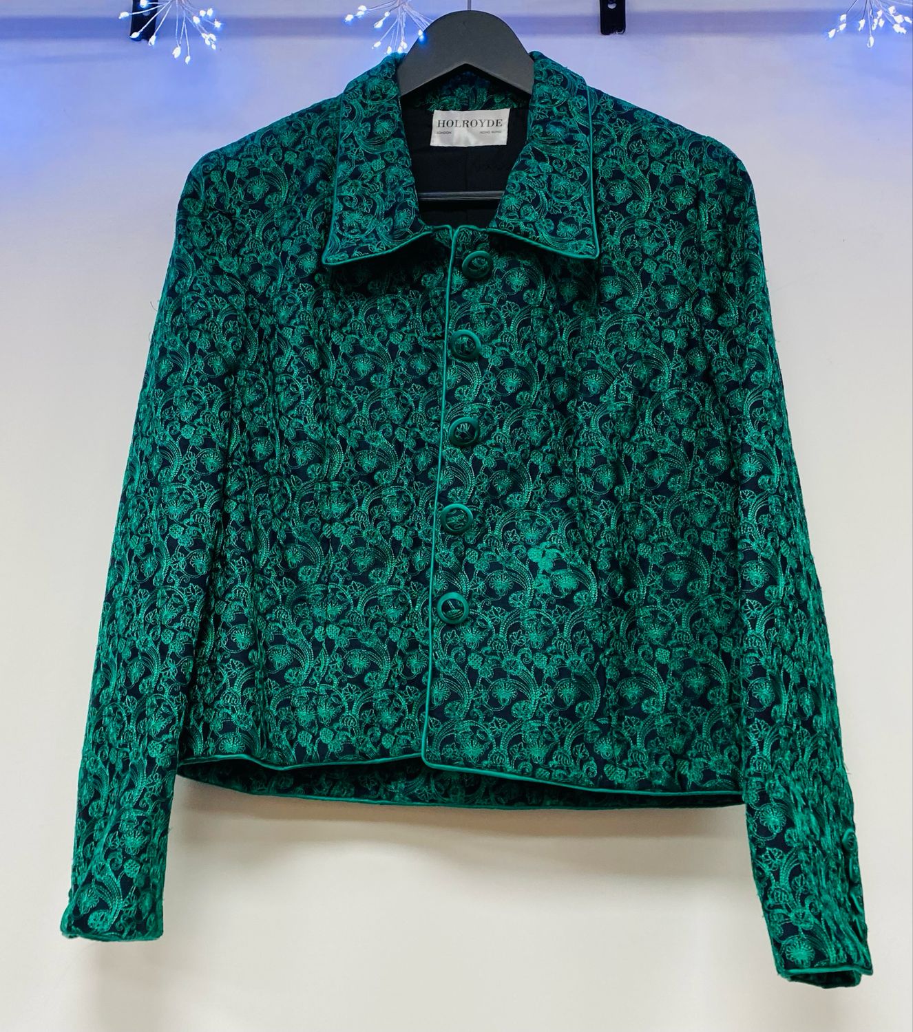 HOLROYDE embroidered blazer jacket size M