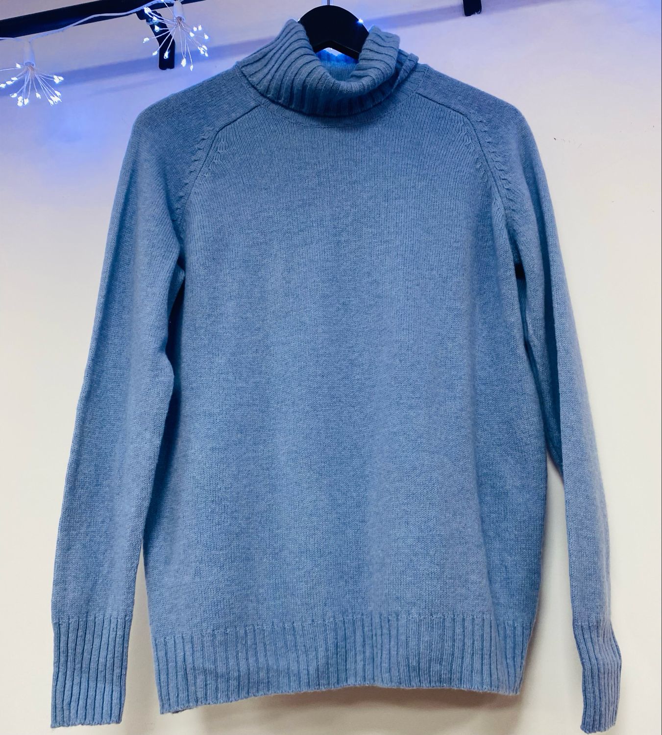 M&amp;S 100% wool roll neck jumper size 14 UK