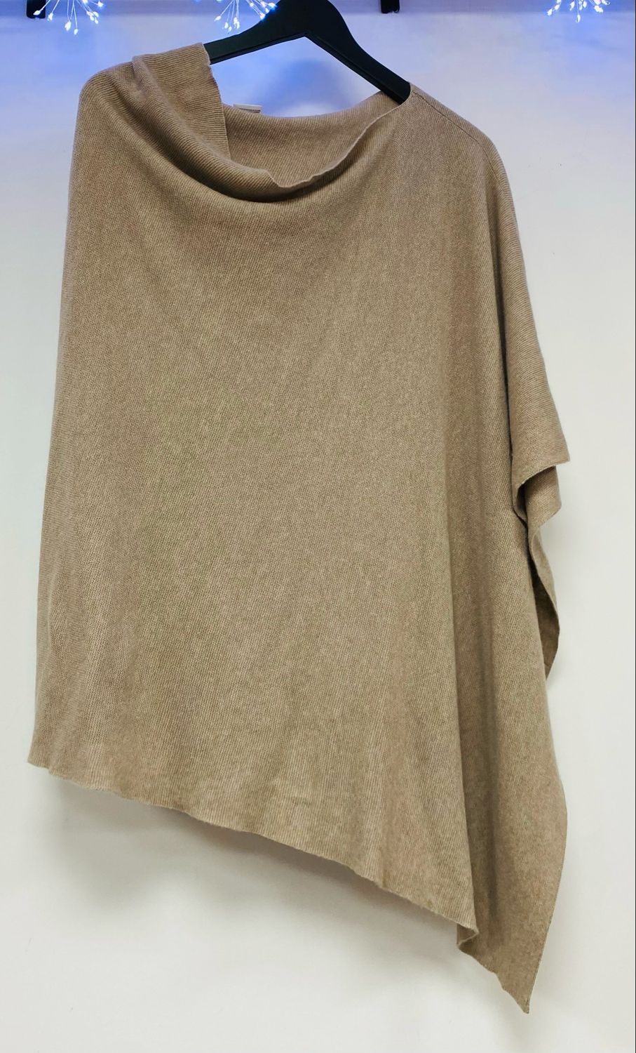 EAST wool blend poncho one size
