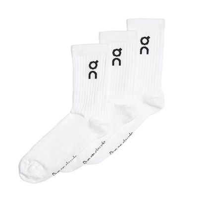 On Cloud Logo Sock 3/Pack White