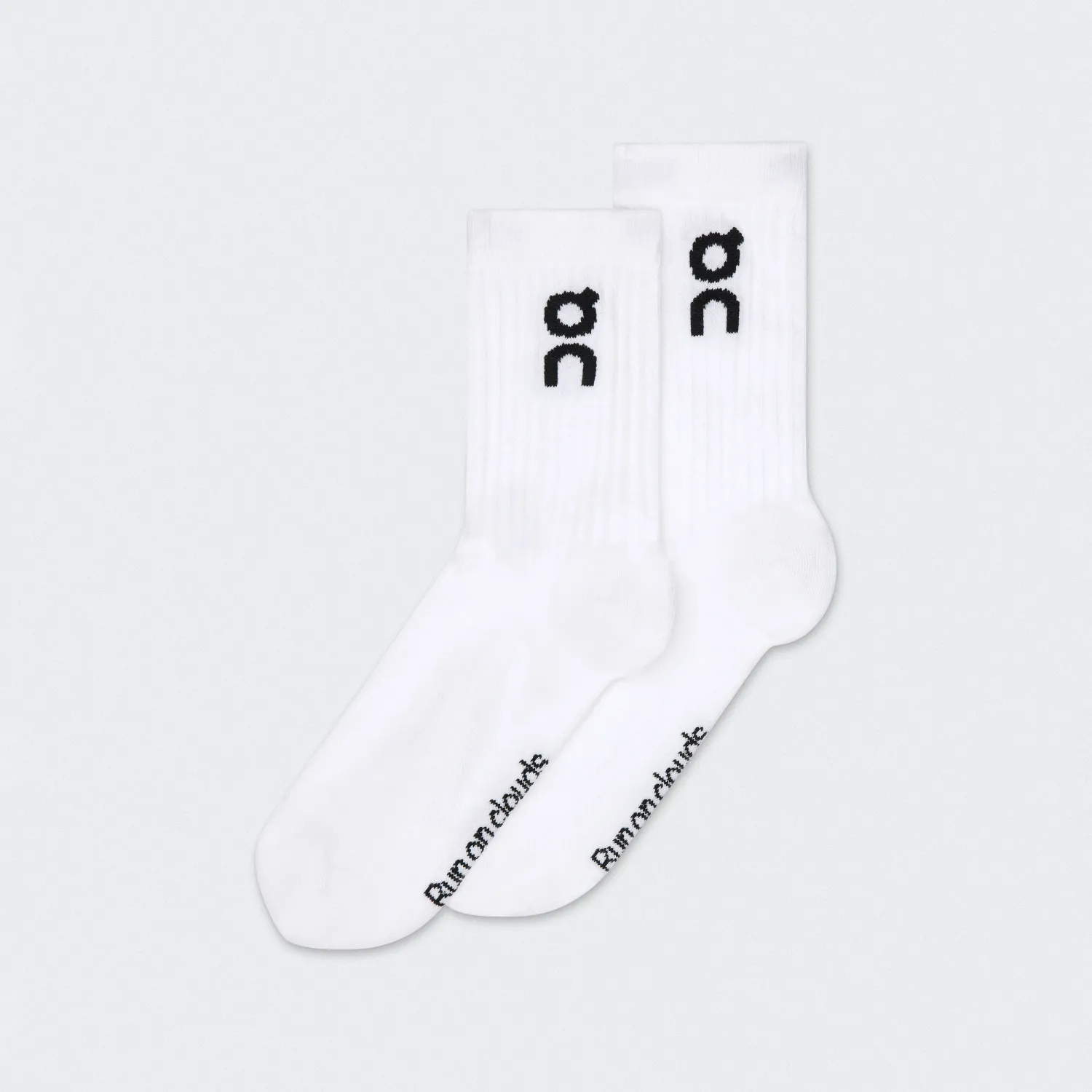 On Cloud Logo Sock One Piece White