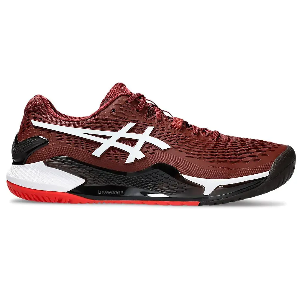 Asics Gel Resolution 9 Antique Red/White