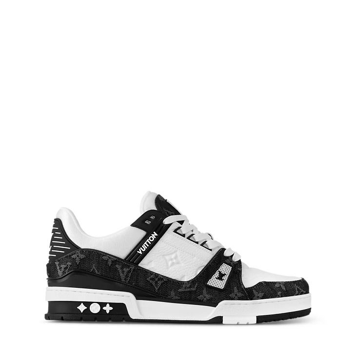 LV Trainer Sneaker Black-White