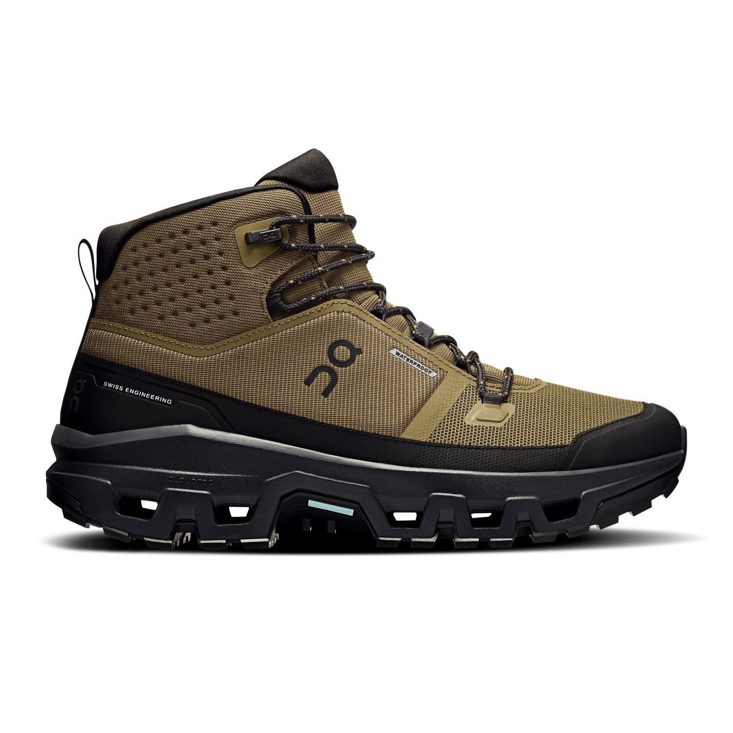On Cloudrock Mid Waterproof Hunter | Black