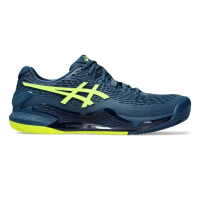 ASICS GEL-RESOLUTION 9 Mako Blue Safety Yellow