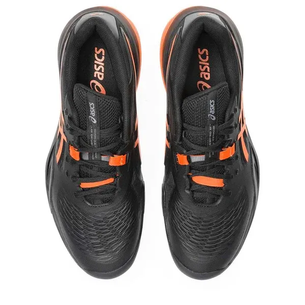 ASICS GEL RESOLUTION X BLACK-ORANGE