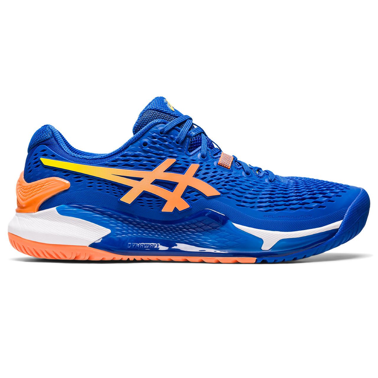 Asics Gel-Resolution 9 Tuna blue/Sun peach