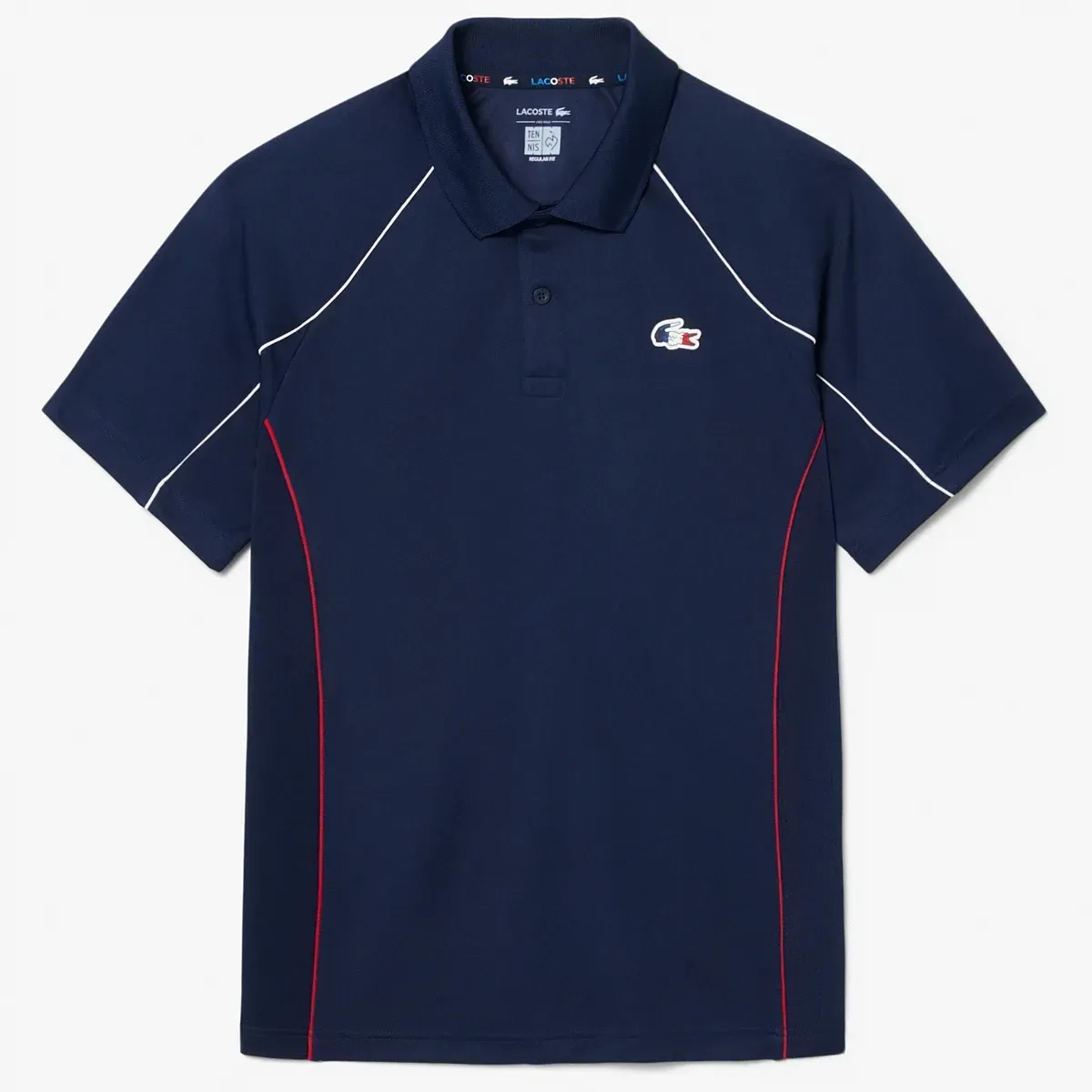 Lacoste Marine French Tennis Team Polo T-Shirt Orignal