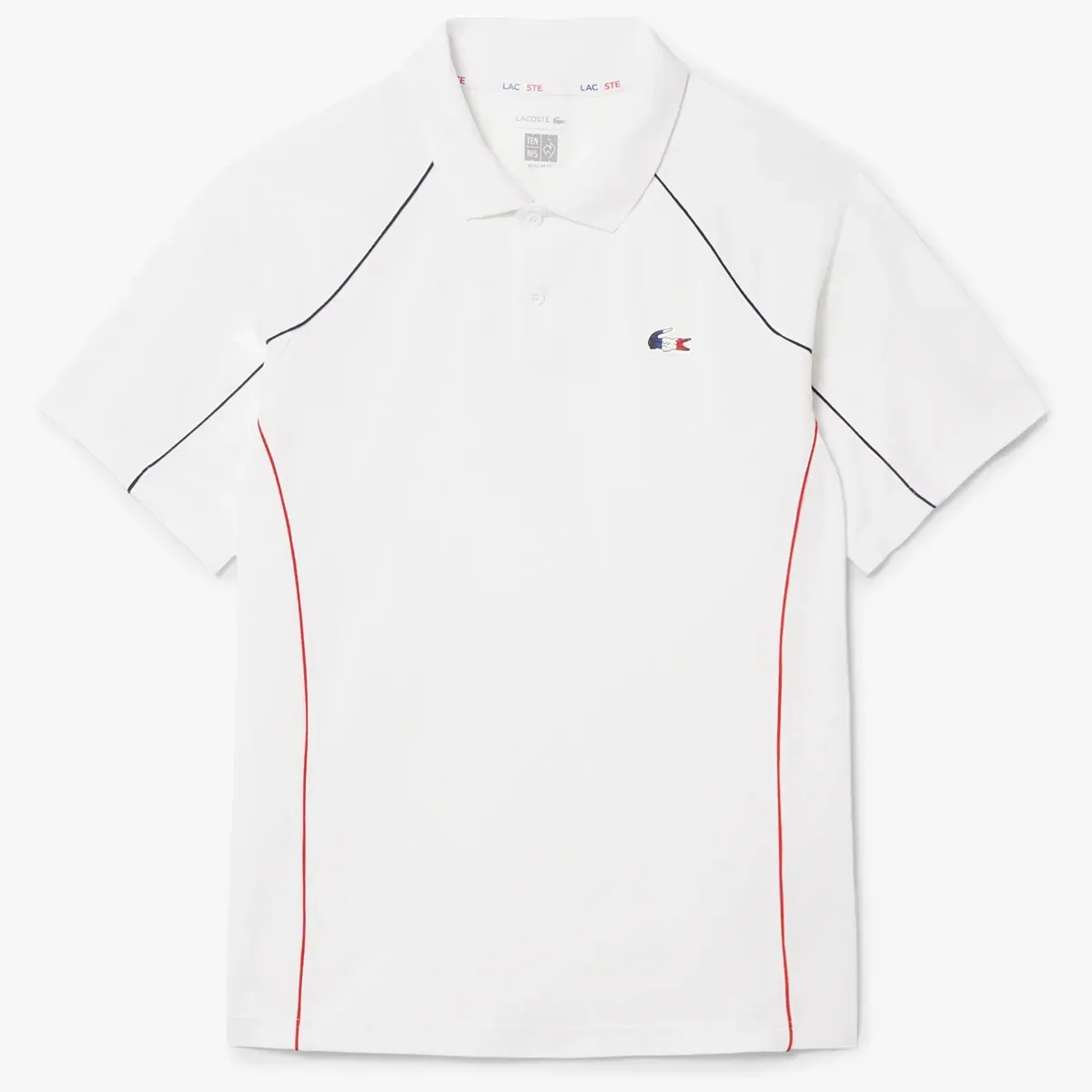 Lacoste White French Tennis Team Polo T-Shirt Orignal