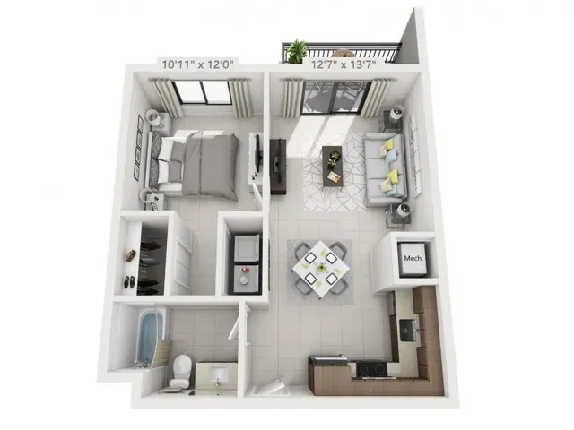 Standard cleaning 1 bed One time