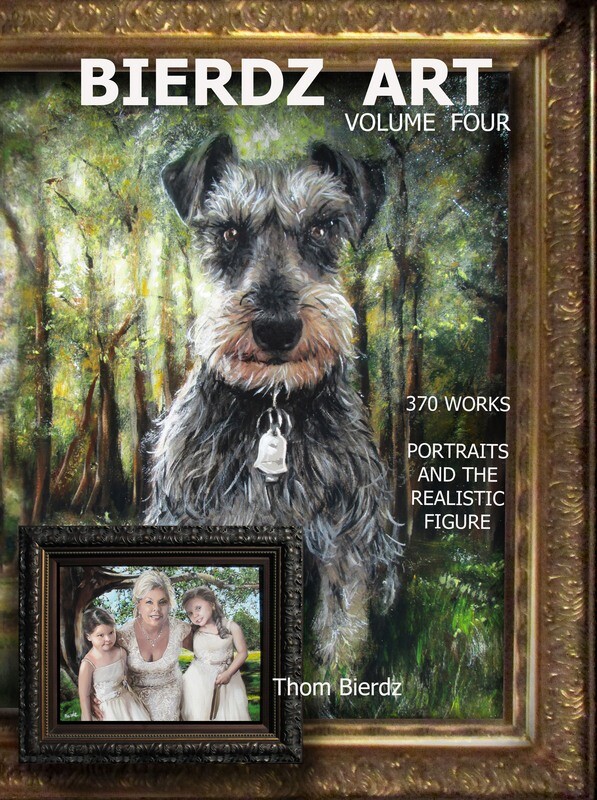 autographed 8.5x11" hardcover. BIERDZ ART, VOLUME FOUR: PORTRAITS: PEOPLE + PETS