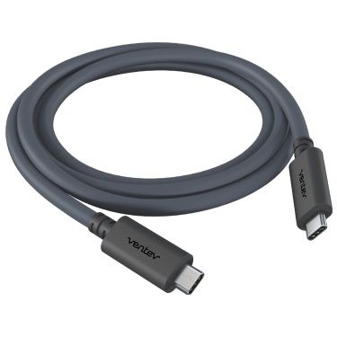 Ventev Charge &amp; Sync USB-C to USB-C Cable 6ft Flat - Gray