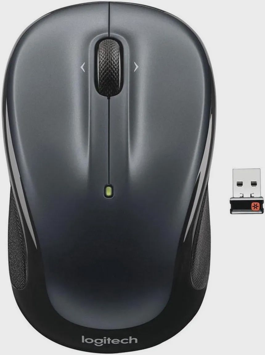 Logitech M325S Wireless Mouse, Dark Silver