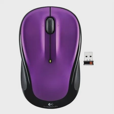 Logitech M325S 2.4 GHz Wireless Mouse - Purple