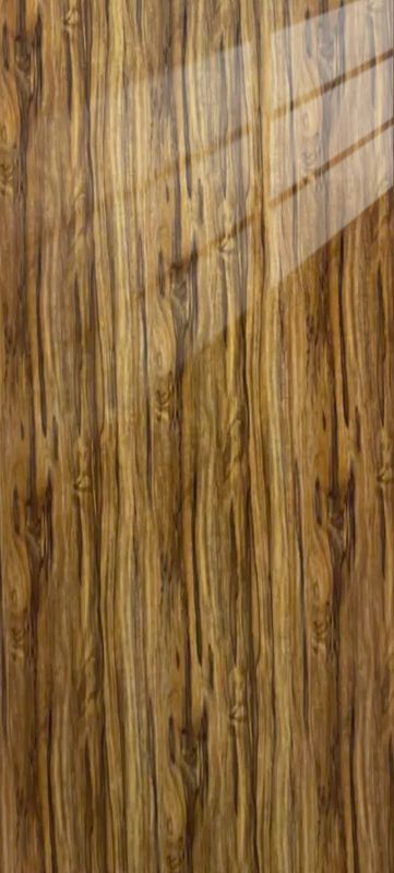 Wooden | Panneau de marbre Bois Brillant | 245x122x0,2