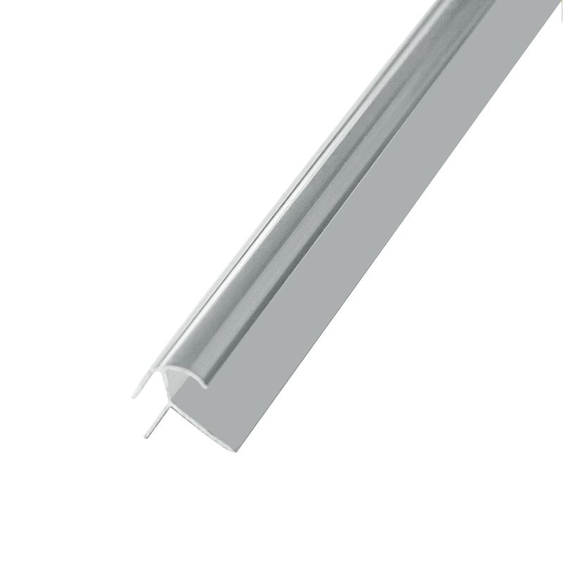 Profilé d'angle en Aluminium Finition Argent pour Panneaux Muraux 2900x2mm