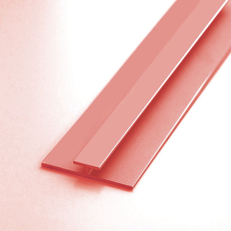 Profilé de jonction en Aluminium Finition Champagne pour Panneaux Muraux 2900x2mm