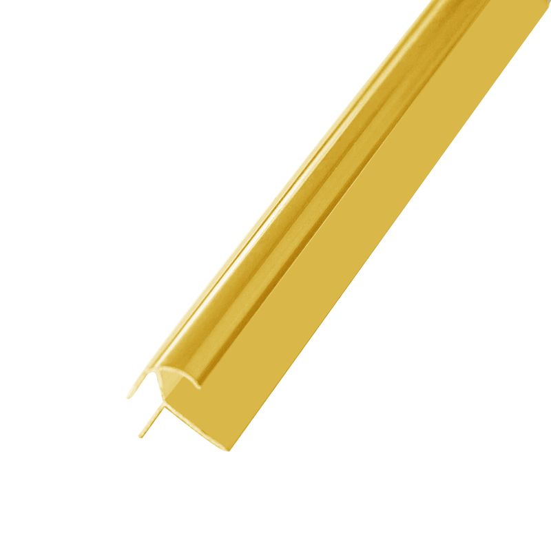 Profilé d'angle en Aluminium Finition Or pour Panneaux Muraux 2900x2mm
