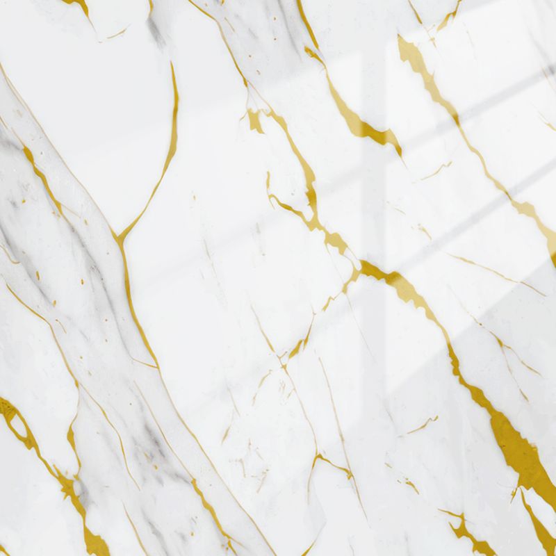 Golden Wind | Panneau de marbre 3D Blanc Brillant avec Gris et Or | 260x122x0,2cm